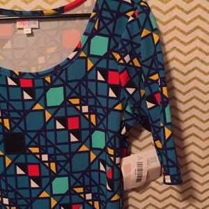 UNICORN Nicole LLR large patterned dress NWT